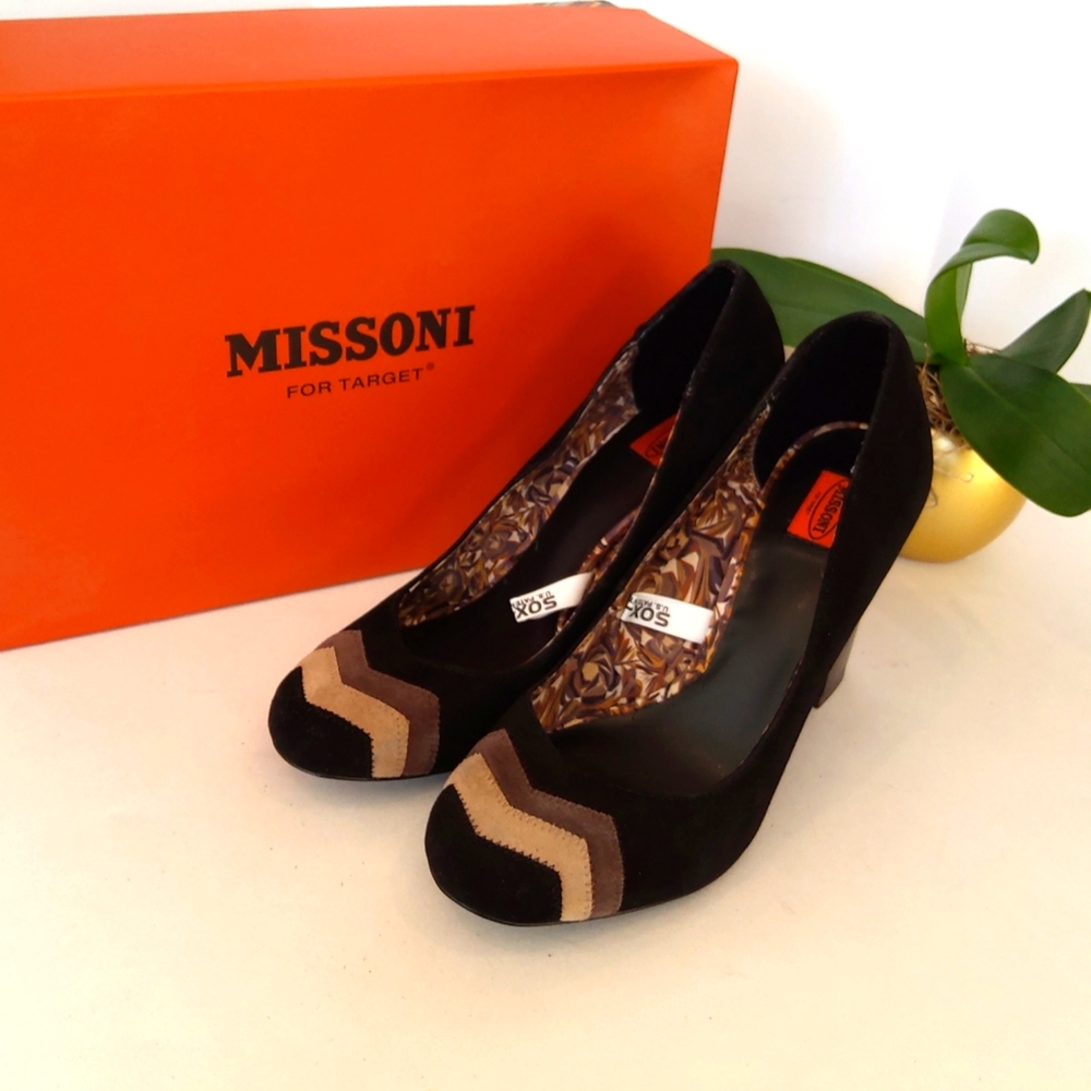 Missoni for Target black suede shoes